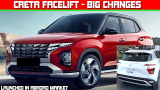 Creta Facelift 2022  Launch in India Price New Features [upl. by Weiner]