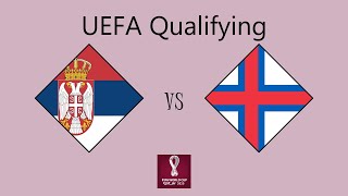 Serbia vs Faroe Islands  European Qualifying Group C [upl. by Thurlough]