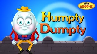 Humpty Dumpty Nursery Rhyme For Preschool Kids  KidsOne [upl. by Ahsiuqat]