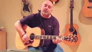 How to play Pink Houses  John Mellencamp cover  Easy 4 Chord Guitar Tune [upl. by Hilaire]