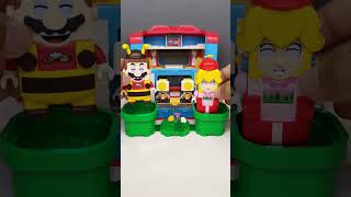 Lego Propeller Mario and Bee Princess Peachs Sweet Surprise Ate Cookies from Toad 4 shorts [upl. by Meesak531]