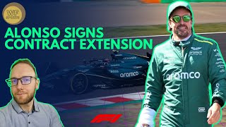 Fernando Alonso Aston Martin Contract 2026 Extension [upl. by Attenaj]