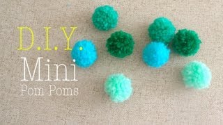 How To Make a Pompom with a Fork [upl. by Wylma]