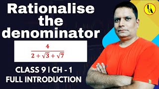 Rationalise the denominator full introduction from basic to advance  Class 9 Maths  Chapter 1 [upl. by Retsam]