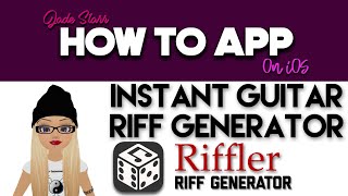 Instant Guitar Riff Generator with Riffler on iOS  How To App on iOS  EP 372 S7 [upl. by Donica]