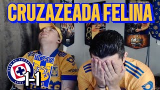 TIGRES LA CRUZAZULEA  CRUZ AZUL VS TIGRES  JORNADA 17 LIGA MX 2024  REACCIÓN MR TIGRE [upl. by Suivart]