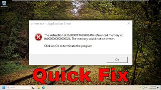 How to Fix the Primeexe Application Error on Windows 1011 Guide [upl. by Cornelia]