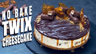 NoBake Twix Cheesecake [upl. by Feltie]