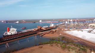 Port Hedland  First look at the port [upl. by Harday]