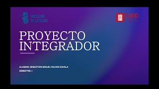 Proyecto Integrador del 1er Semestre [upl. by Eneleahs]