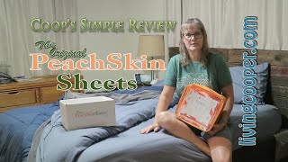 Coops Simple Review  The Original Peach Skin Sheets [upl. by Ttelrats937]