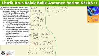 Listrik Arus Bolak Balik Asesmen harian KELAS 12 no 14 [upl. by Seidler]