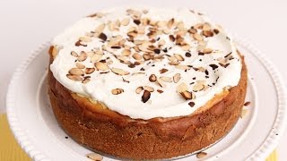 Amaretti Cheesecake Recipe  Laura Vitale  Laura in the Kitchen Episode 695 [upl. by Brufsky]