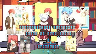 assassination classroom react to each otherbonus gacha club bl karmagisa [upl. by Reehsab]