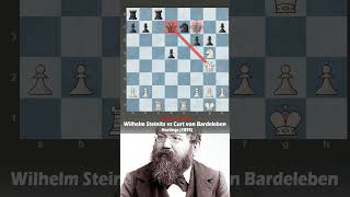 The famous quotSteinitz vs Bardelebenquot chess game [upl. by Maletta249]