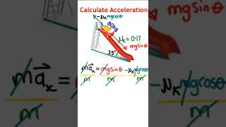 Inclined planes with Friction physics viralshort friction physics science foryou fyp shorts [upl. by Odlanier]