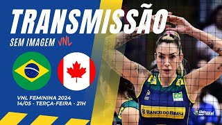 BRASIL X CANADÁ AO VIVO [upl. by Micki]