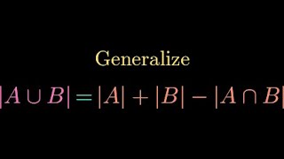 Principle of InclusionExclusion in Combinatorics [upl. by Follansbee327]