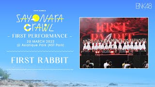 「First Rabbit」from BNK48 11th Single quotSayonara Crawlquot First Performance  BNK48 [upl. by Luise]