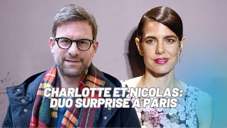 Charlotte Casiraghi et Nicolas Mathieu leur rencontre captivante dans les rues de Paris dévoilée [upl. by Ennahs]