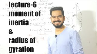 6moment of inertia  radius of gyration  rotational motion  class 11 [upl. by Neve]