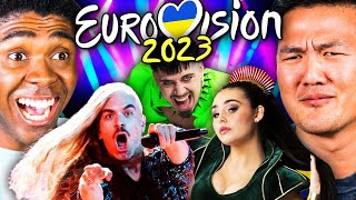 Adults React To Eurovision 2023 Top 10  React [upl. by Ailices]