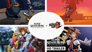 SSBU Sora Reveal Trailer vs SSF2 Reveal Sora Trailer  Comparison [upl. by Dicks]