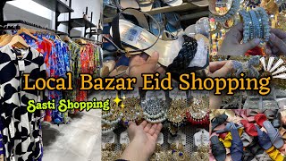 Eid Shopping Vlog  Local Bazzar Shopping [upl. by Emoreg93]