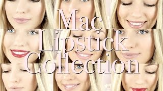 My Mac Lipstick Collection WITH LIP SWATCHES  Freddy My Love [upl. by Gilliam901]