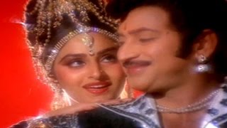 Akashamlo Okatara Full Video Song  Simhasanam Movie  Krishna Jaya Pradha Mandakini [upl. by Orten]