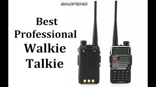 Best Professional Walkie Talkie  walky talky  long range walkie talkies  2 way radios [upl. by Ddal]