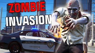 ZOMBIES INVADE THE SERVER  GTA RP [upl. by Agarhs657]