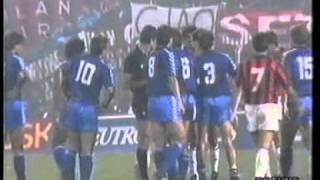 Milan  Real Madrid 20 Coppa dei Campioni 198990 Ottavi ANDATA [upl. by Iteerp798]