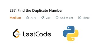 Find the Duplicate Number  Leetcode  Python  Love Babbar DSA Cracker Sheet [upl. by Idid758]