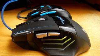 Gaming mouse review Zelotes T80 7200 DPI cheap [upl. by Losiram]