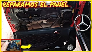 Como REPARAR panel PUERTA mercedes W203 clase C [upl. by Soutor37]