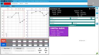 Tremetrics RA660 Audiometer Hearcon Software Settings [upl. by Koh631]