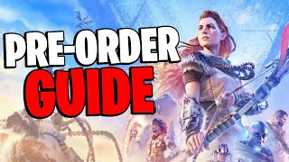 Horizon Zero Dawn Remastered Pre Order Guide Everything You Need to Know [upl. by Siladnerb953]