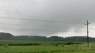 7821 Suffolk VA  Likely Tornado Touchdown and Tropical Storm Force Winds in Elsa [upl. by Retsevel]