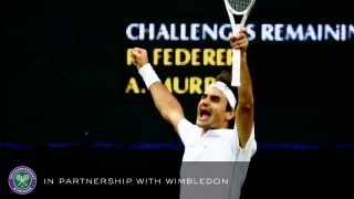 Roger Federer v Andy Murray 2012 Mens Final – Rolex Wimbledon Golden Moments [upl. by Aicina]