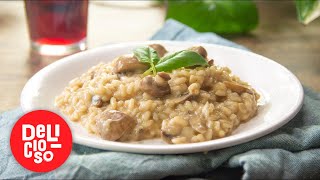 Risotto de champiñones con vino blanco espectacular  Delicioso [upl. by Phillips]