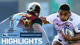 Harlequins v Northampton  HIGHLIGHTS  All Out Attack at the Stoop  Gallagher Premiership 202223 [upl. by Rad]