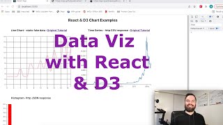 Data Visualization in React using D3js Line Chart Time Series amp Histogram [upl. by Notniuqal]