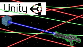 Unity  Laser Gun Tutorial [upl. by Annayak]