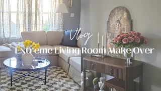 Extreme Living Room Make Over on a budget [upl. by Arias]