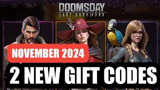 Doomsday Last Survivors New Codes November 2024  Doomsday Last Survivors Redeem Code [upl. by Ayyn774]