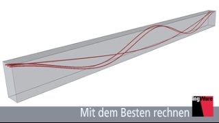 AxisVM 12  Vorspannung de [upl. by Drofiar]