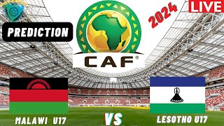 Malawi vs Lesotho LIVE CAF U17 Africa Cup Of Nations 2025 Qualifiers Commentary Score amp Highlights [upl. by Eenattirb]