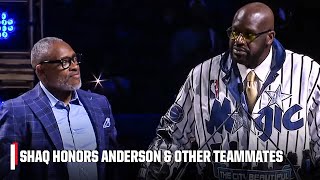 Shaq says Nick Anderson shouldve had his number retired first FULL SPEECH  NBA on ESPN [upl. by Alphonsine]