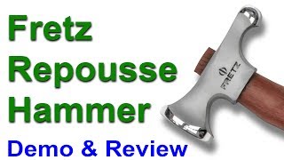 Fretz Repousse  Chasing Hammer Demo amp Review in HD [upl. by Sahpec]